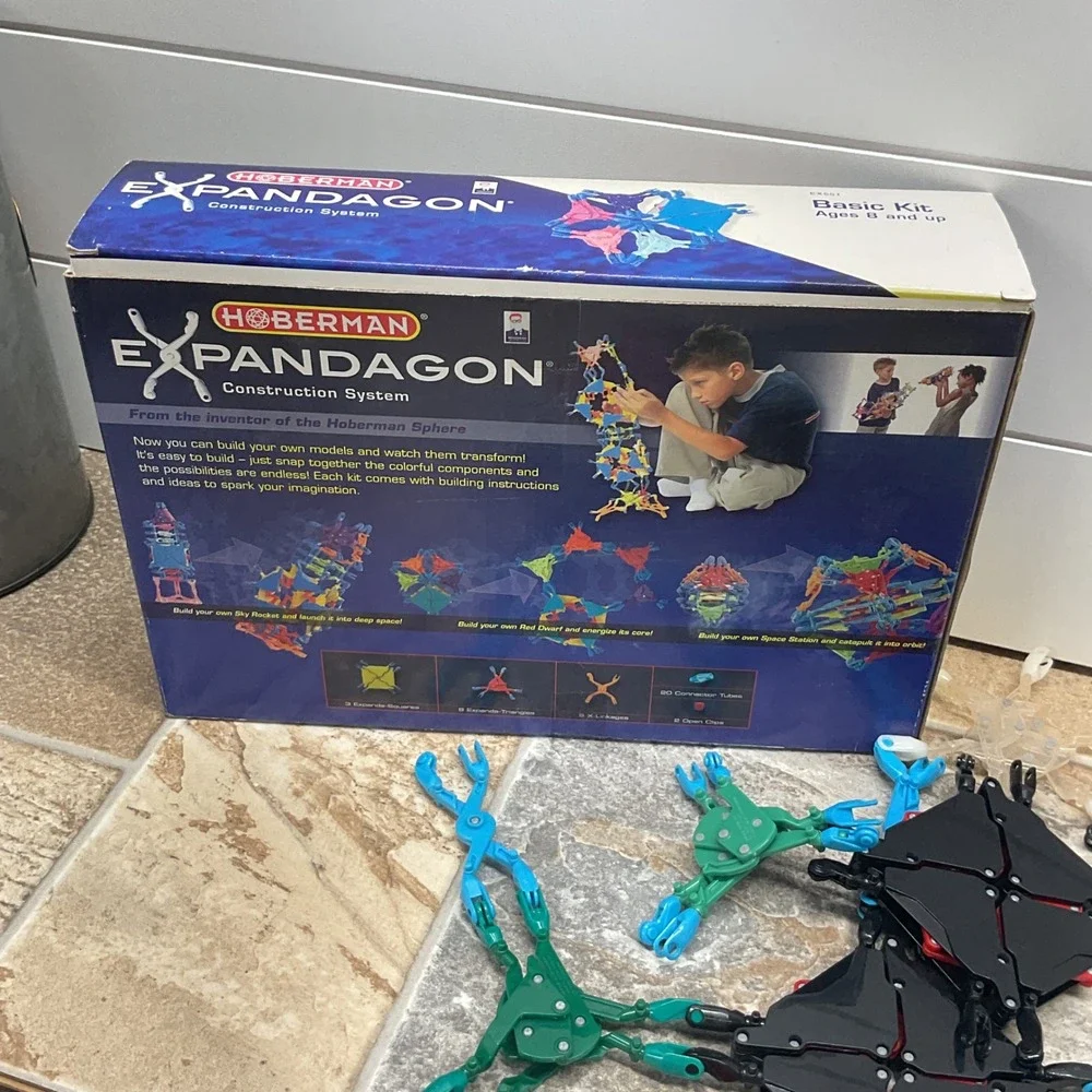 Hoberman Expandagon Construction System Basic Kit EX501 Transforming Toy Vintage